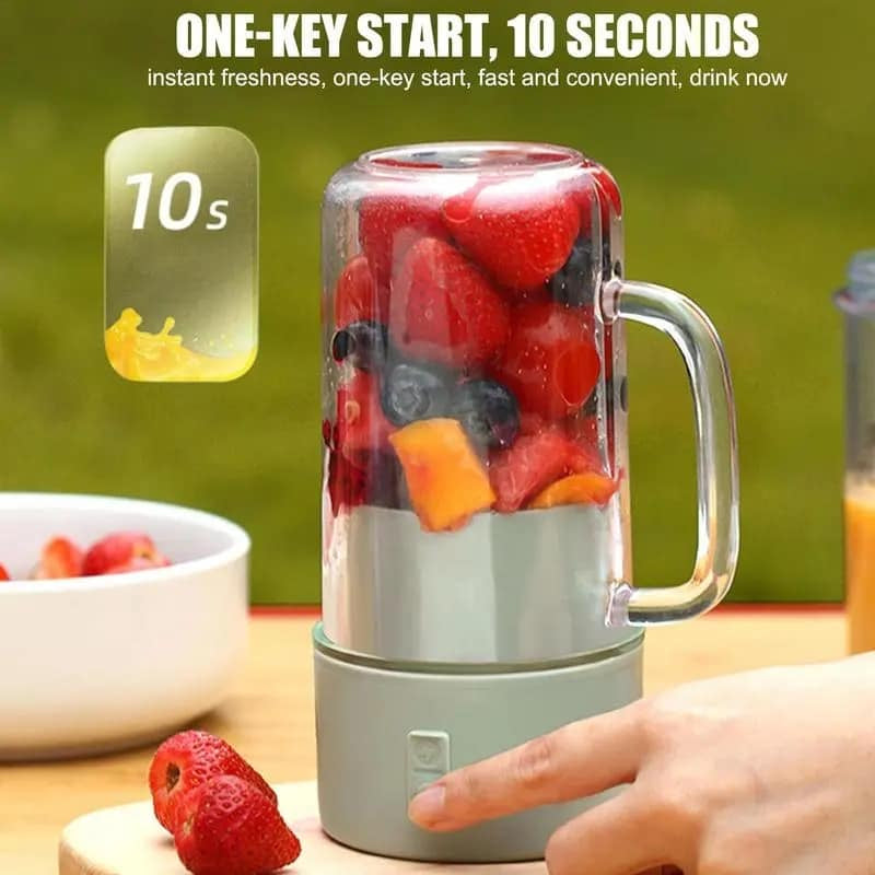 Power-Packed Portable Juicer 6 Blades Endless Flavor