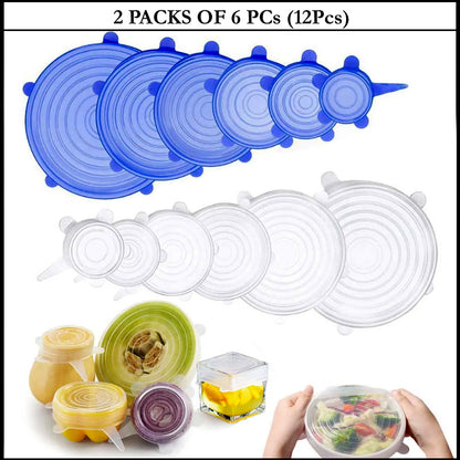 Silicone Food Wrap Caps