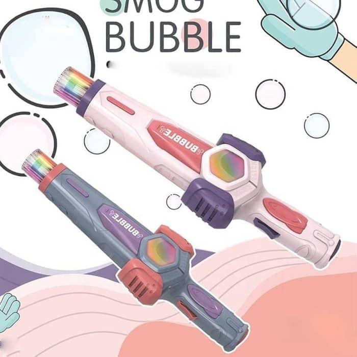 Smog Bubble Machine with Bubble Water Bubble Wand Heart Toy