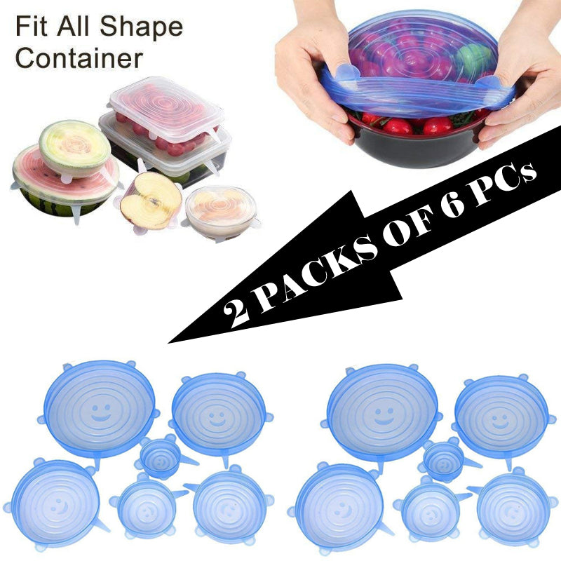 Silicone Food Wrap Caps